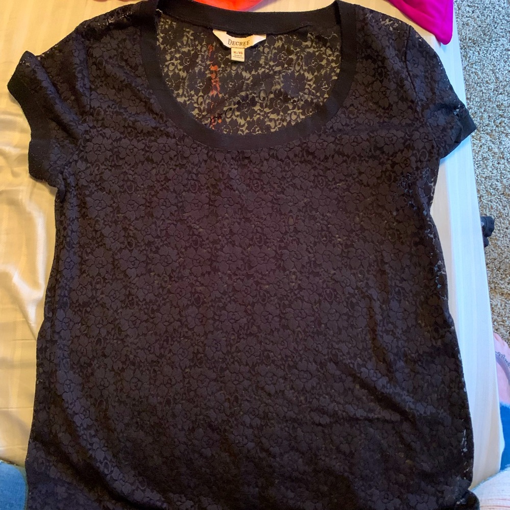 Size XL Decree Lace Blouse